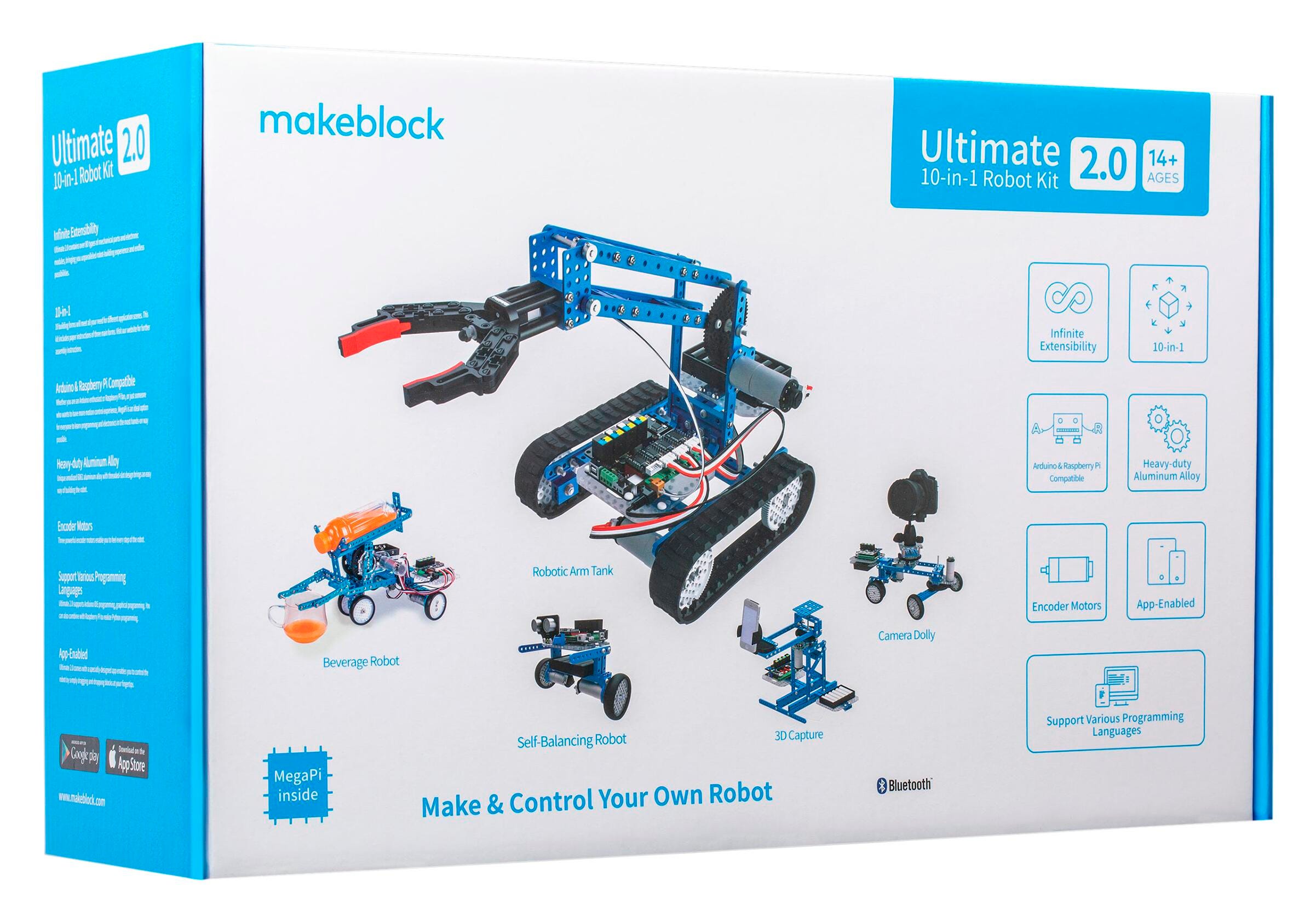 Makeblock mBot Ultimate: 10-in-1 Robot Building Kit for Students